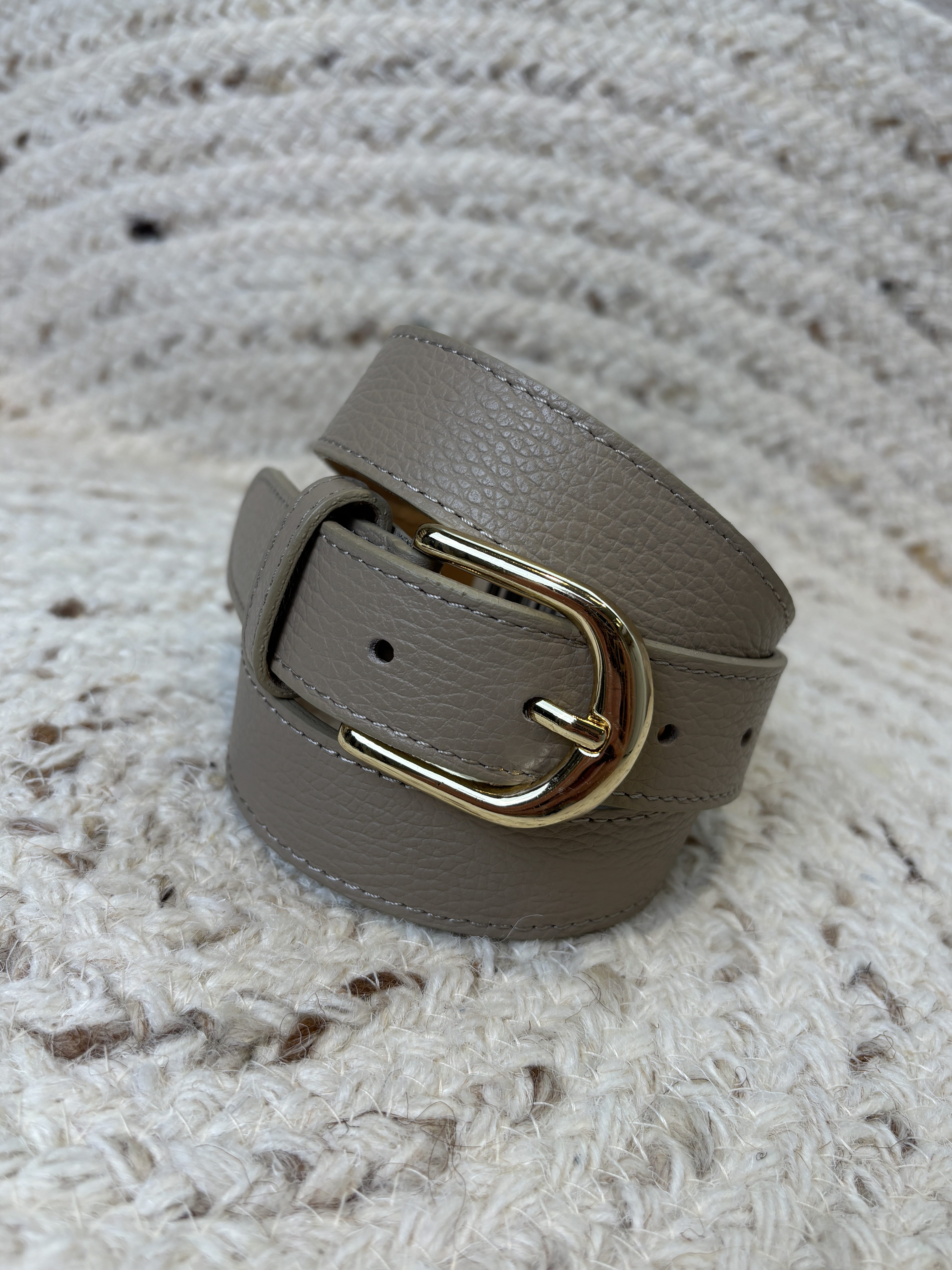 Bowie Riem - Glad Leer - Taupe