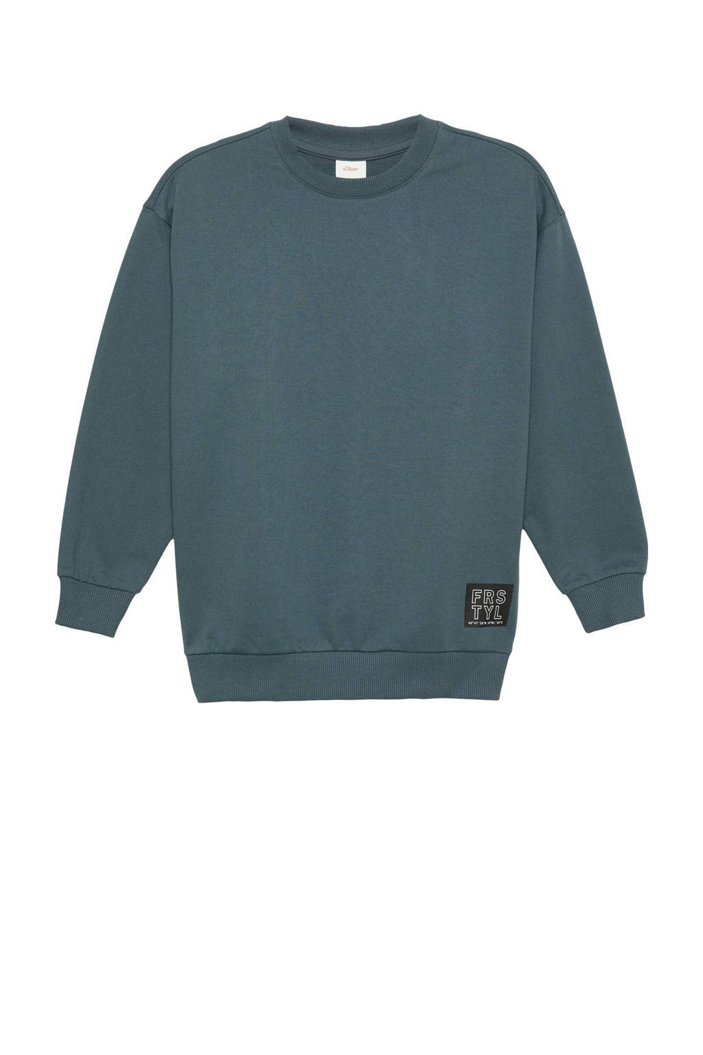 s.Oliver sweater grijsblauw