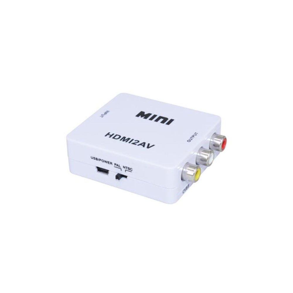 HDMI 1080P auf Cinch RCA CVBS AV Konverter Adapter für TV / PC / Sony PlayStation PS3 / DVD