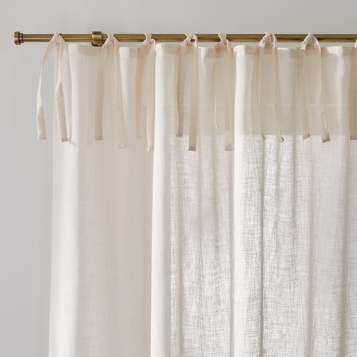 LA REDOUTE INTERIEURS<br>Cortina de vidro com laços, Nyong