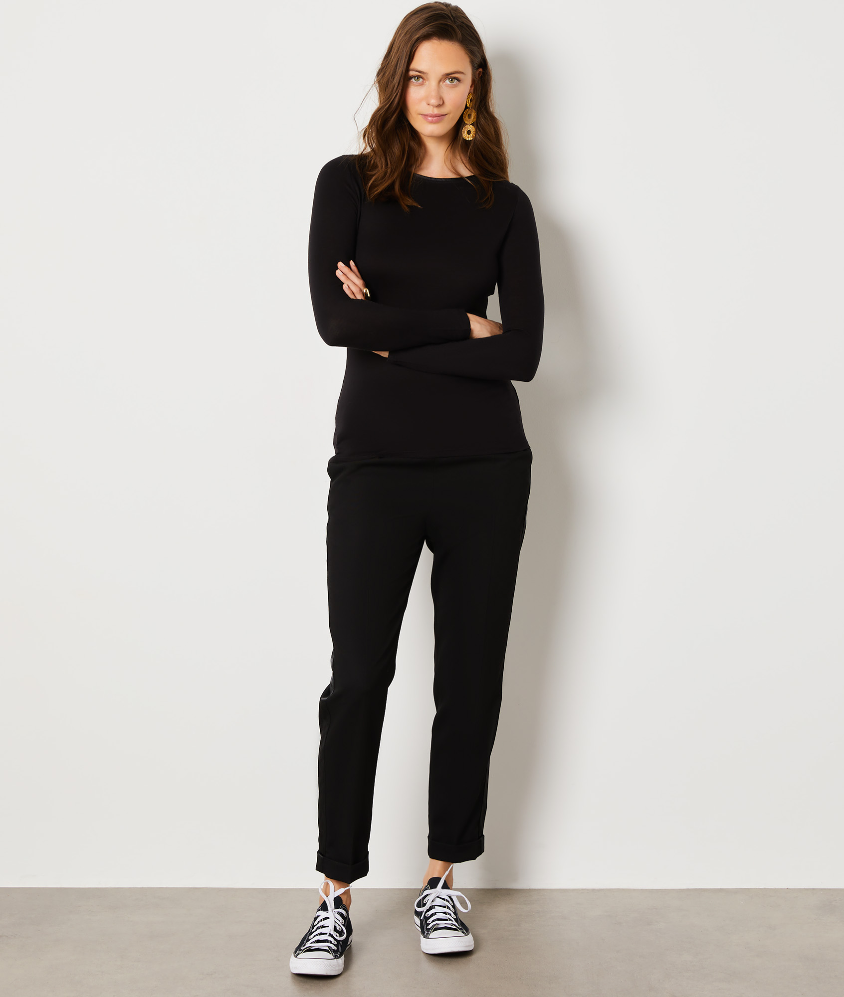 Pantalon coupe cigarette