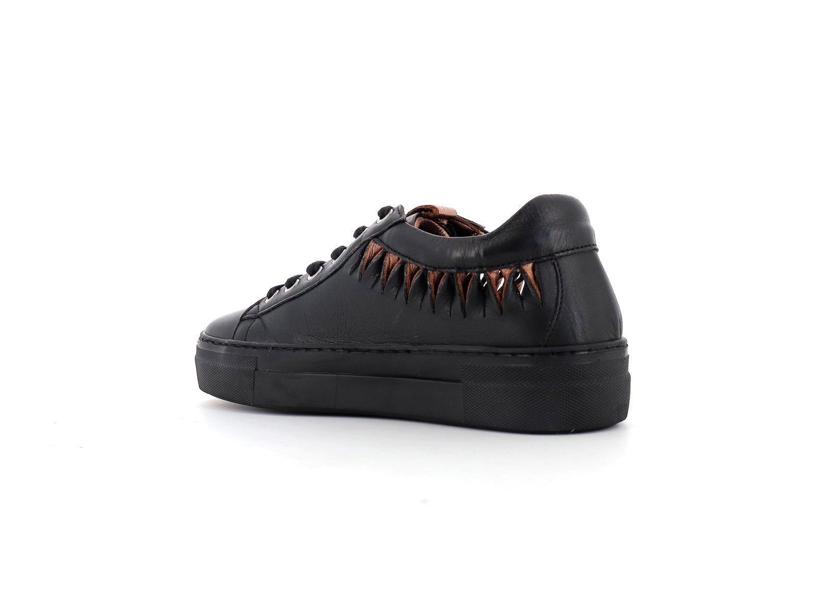 Metamorf ose-MALE Cuir Noir Bronze
