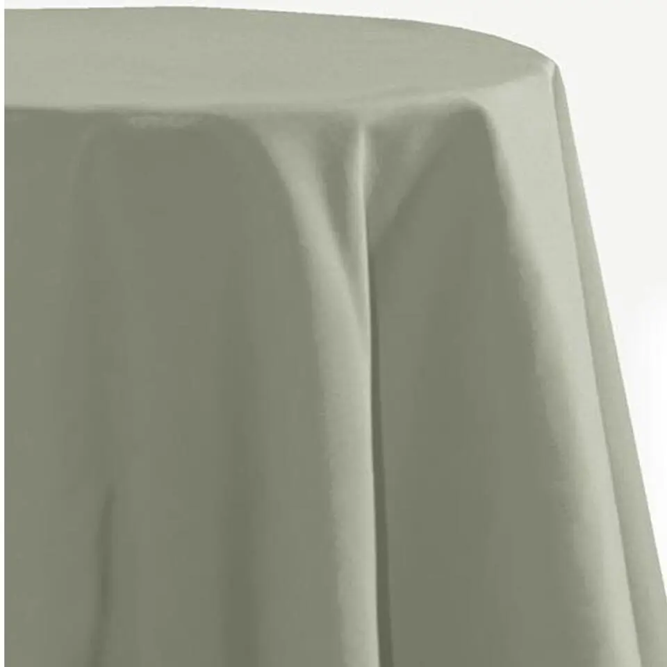 Stof Textiles Tafelkleed - Dia 180 cm - mintgroen - Tafellaken