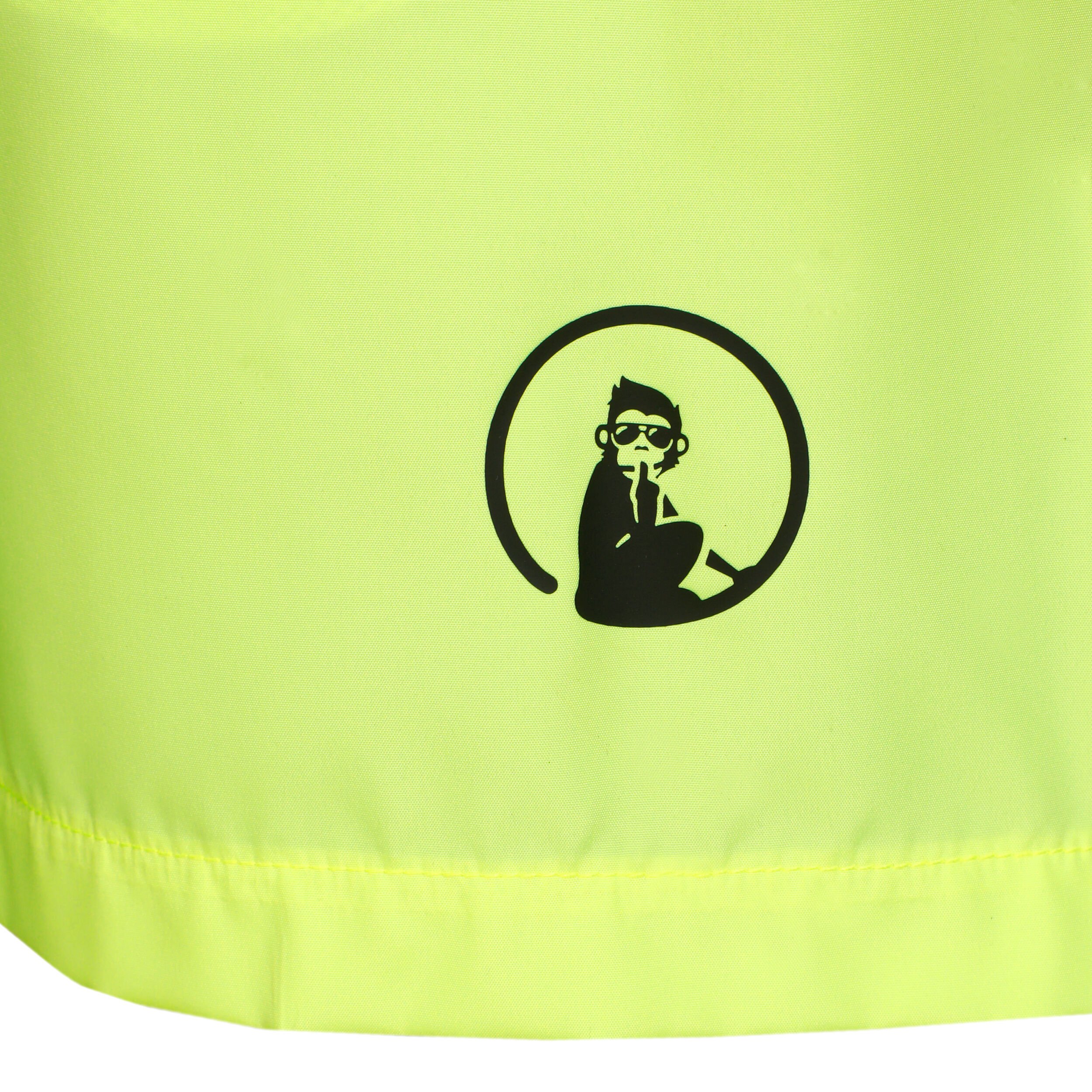 Quiet Please Smash Shorts Hommes - Jaunes Fluo , Noir
