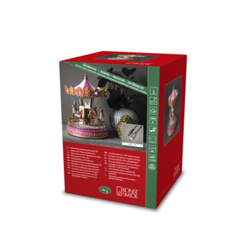 LED winter tafereel 6u timer multicolor