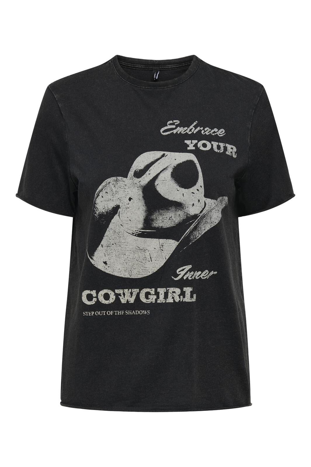 Only Onllucy Life Reg S/S Top Box 4808070 black cowboy hat