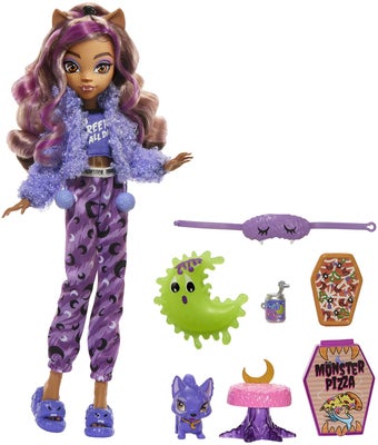 Monster High Creepover Party Dukke Clawdeen Wolf