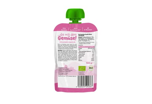 Pumpkin Organics Bio Quetschie: Süßkartoffel, Kürbis, Karotte, Erdbeere