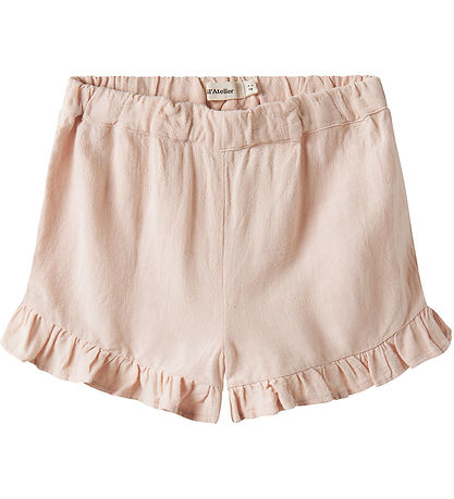 Lil' Atelier Shorts - NmfDolie - Viskose/Leinen - Peach Blush