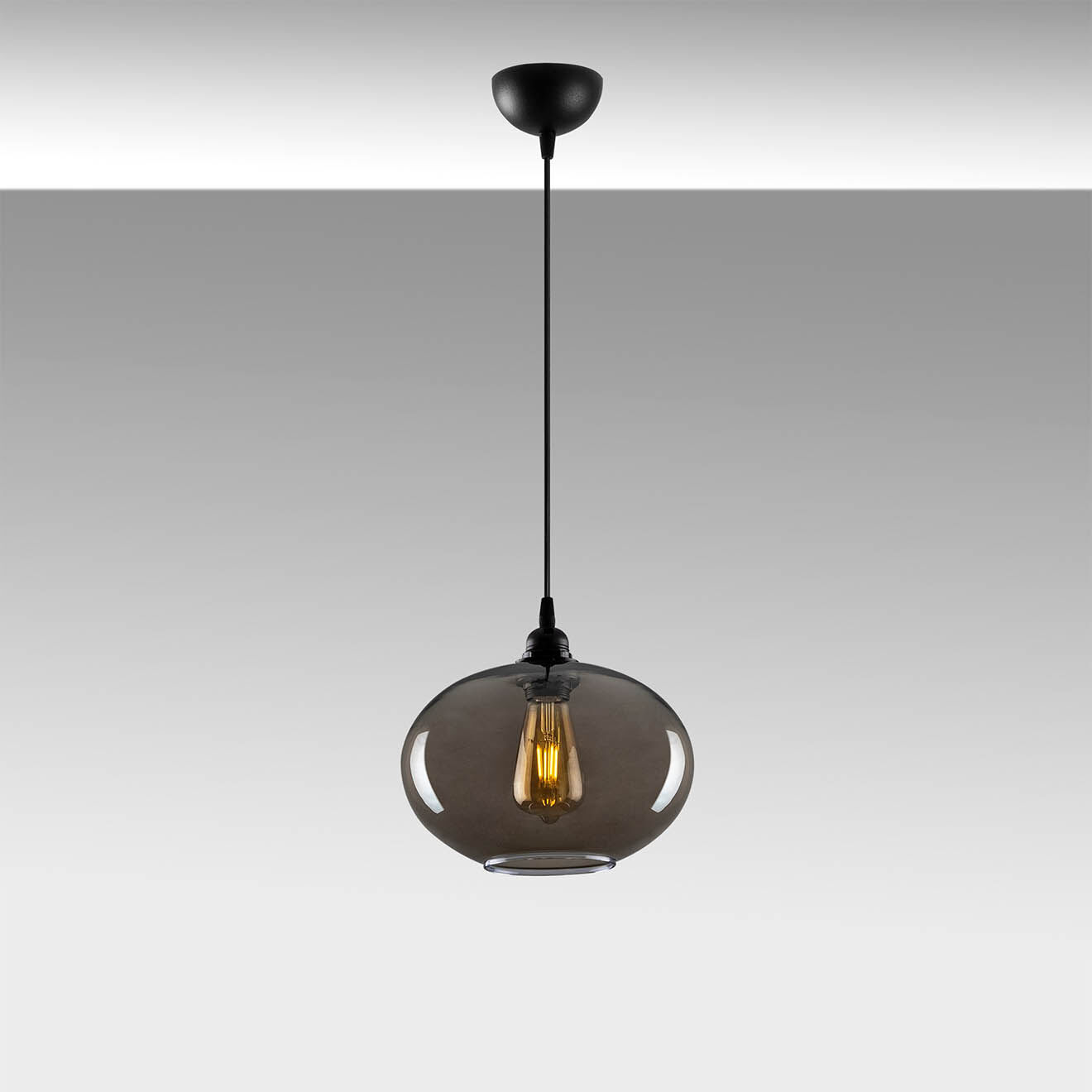 Opviq Suspension Smoked 050 gris fumé  - H.120x27 cm
