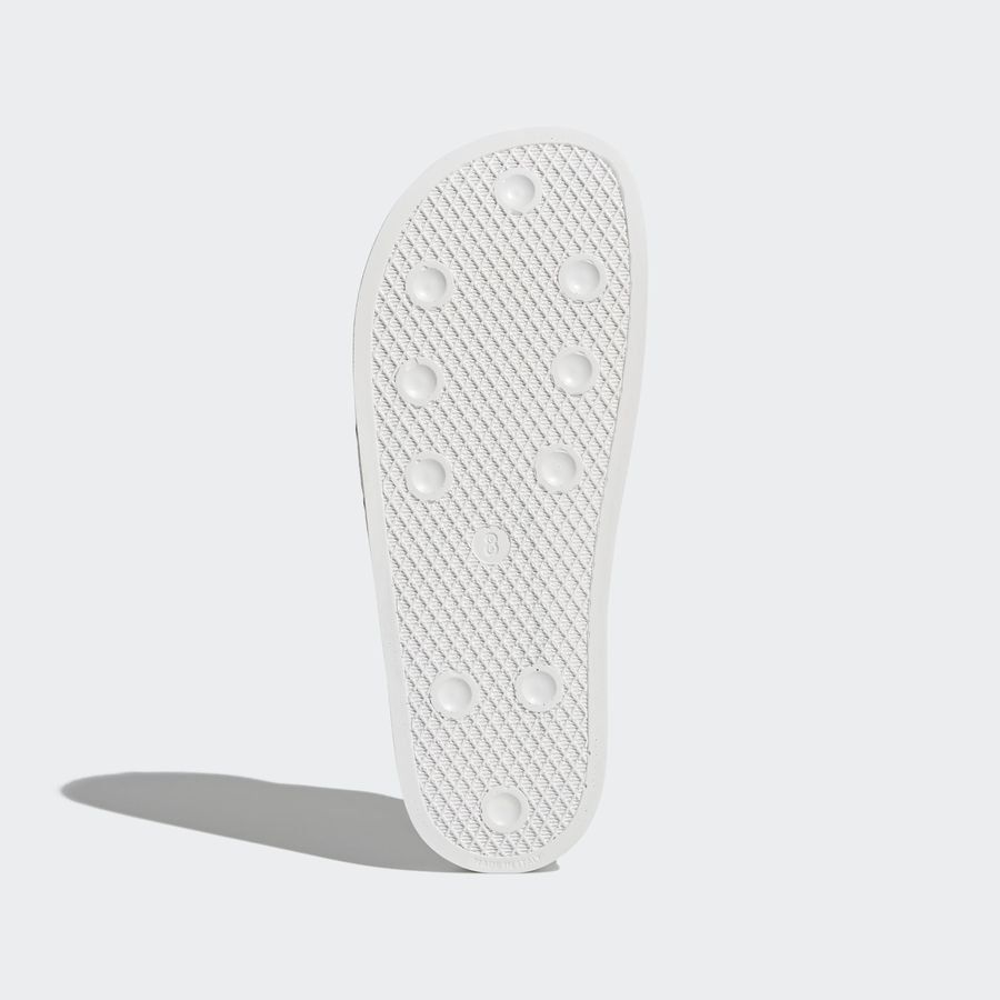 adidas Originals Claquettes adilette - Blanc/Noir
