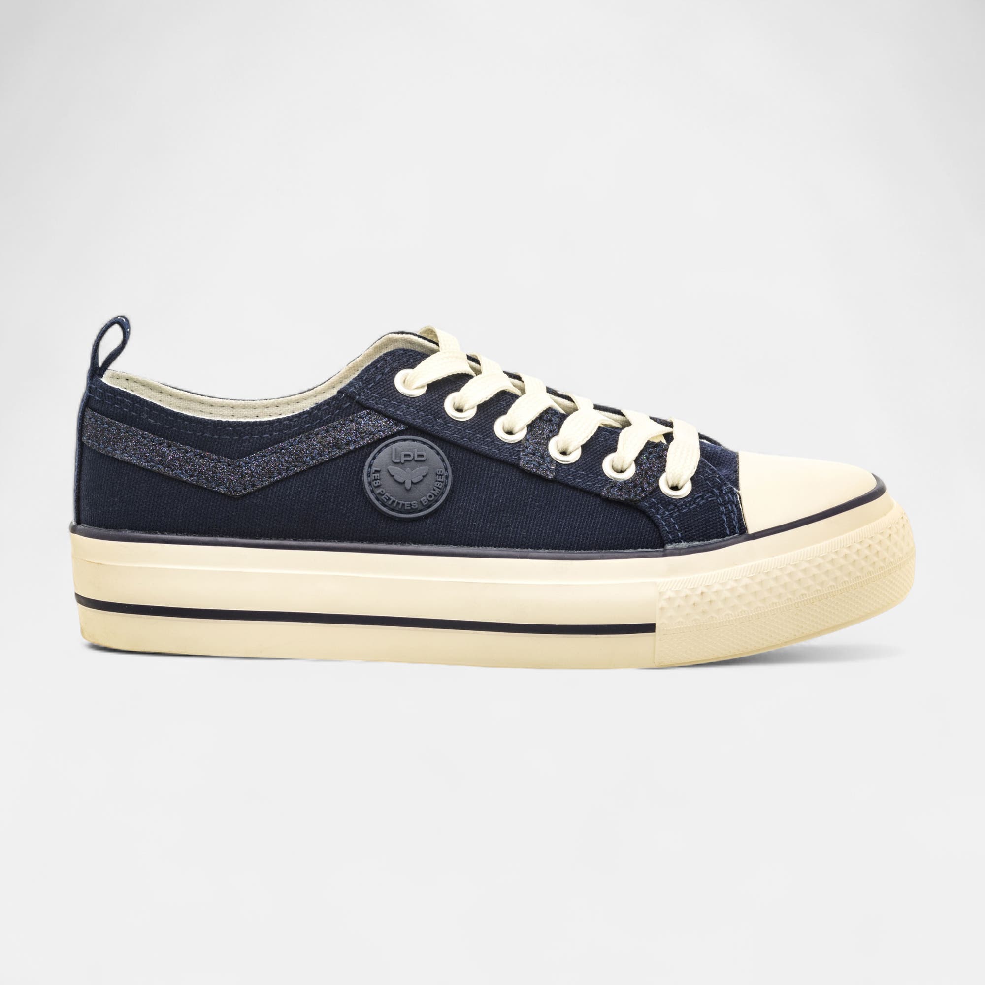 Baskets en toile Femme bleu marine