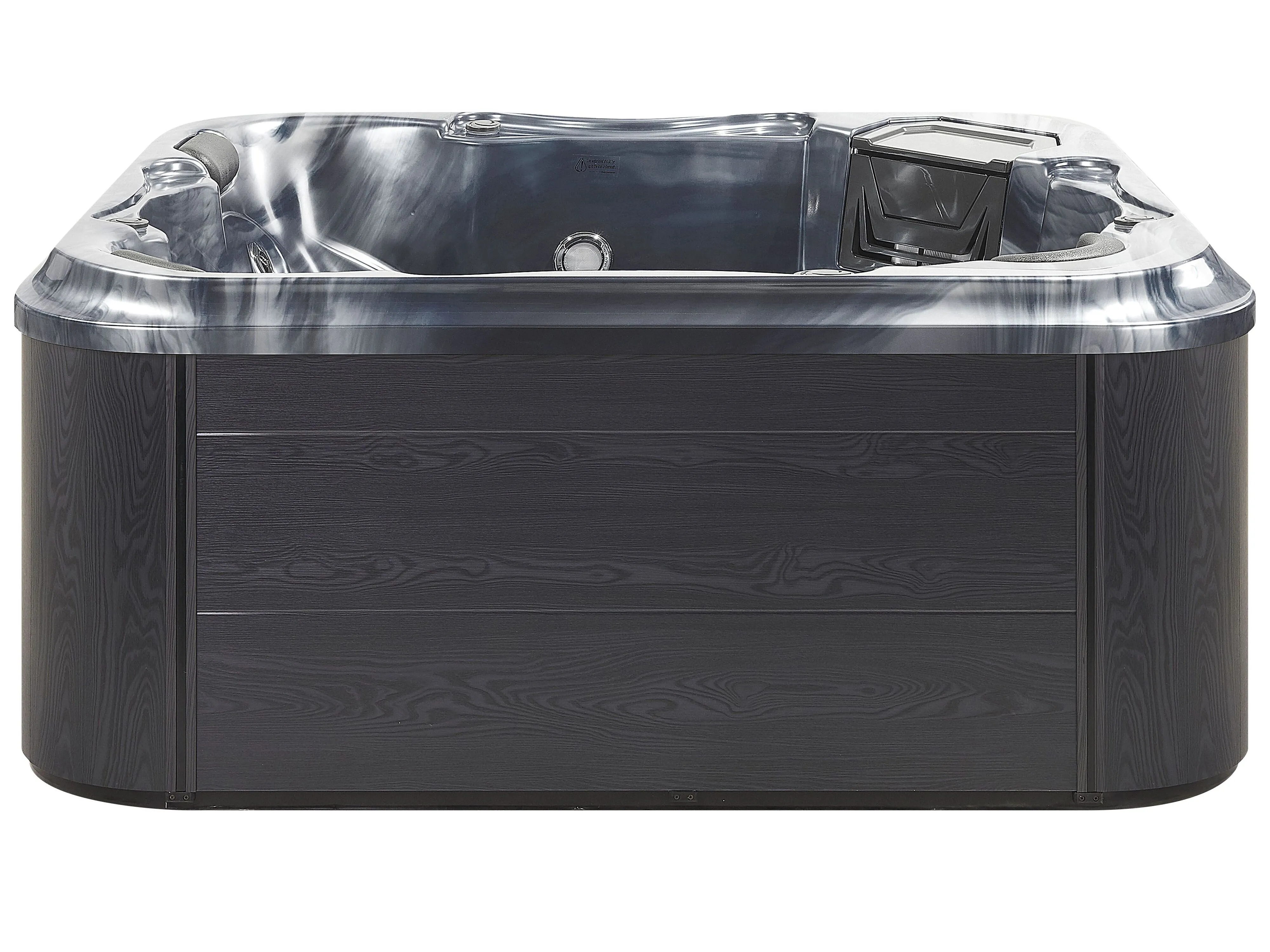 Buiten hottub met LED TULAROSA Grafietgrijs