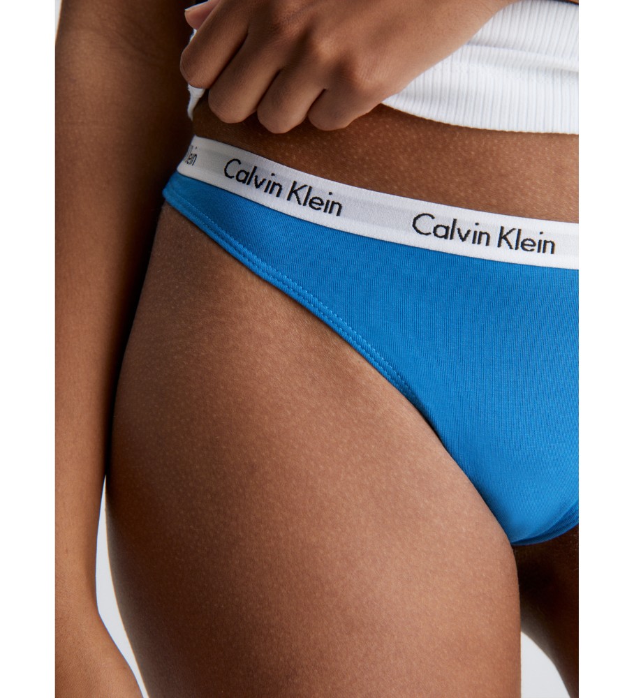 Conjunto de 5 tangas multicoloridas Calvin Klein Carousel