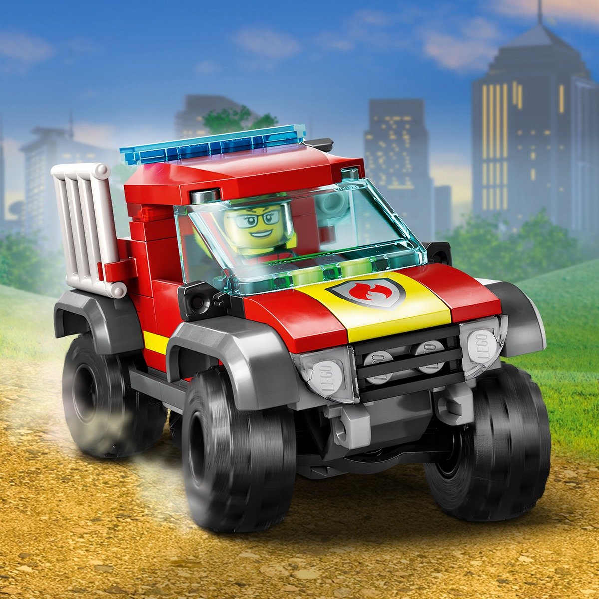 Sauvetage en tout-terrain des pompier Lego City 60393