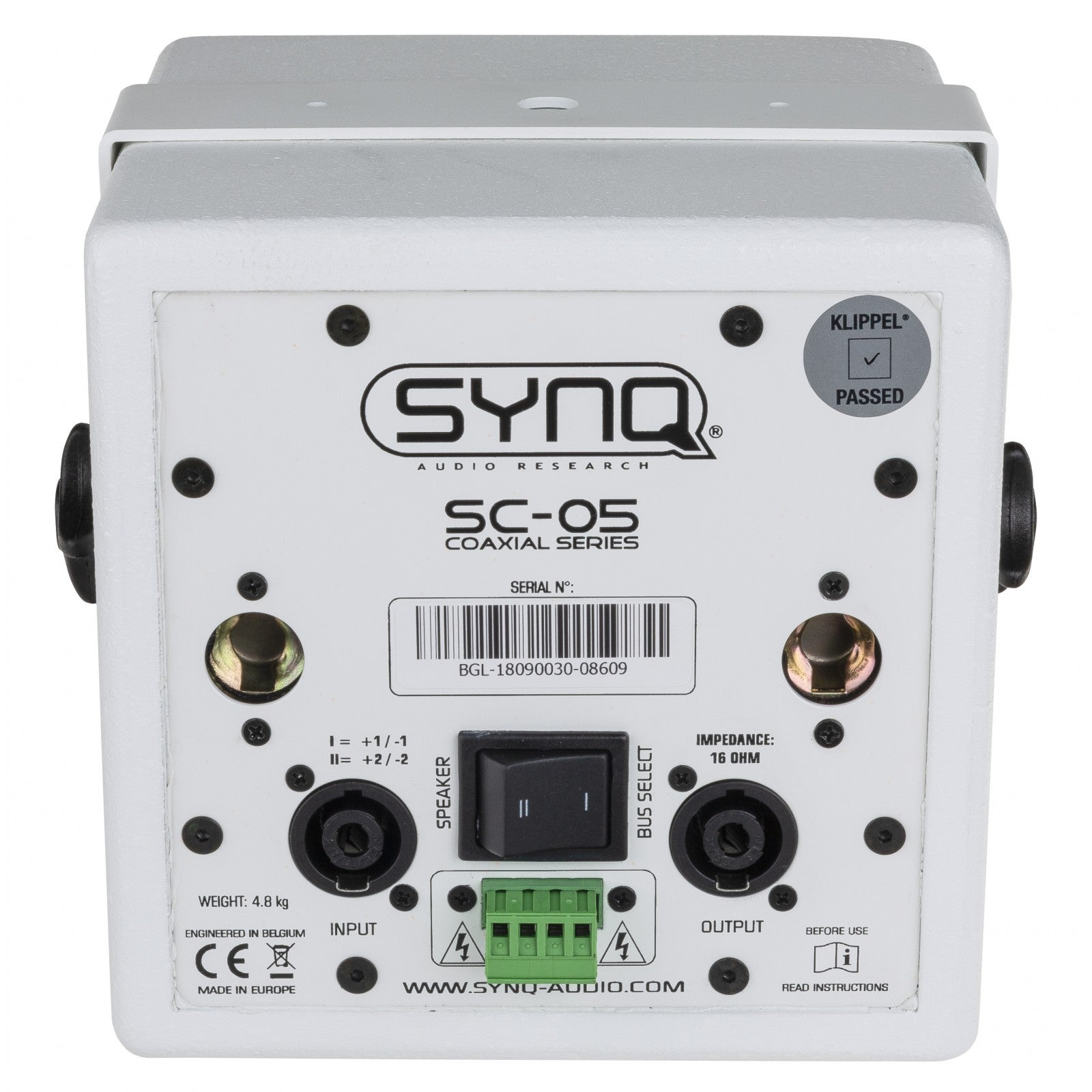 SynQ SC-05-White 5 inch coaxiale luidspreker (wit)