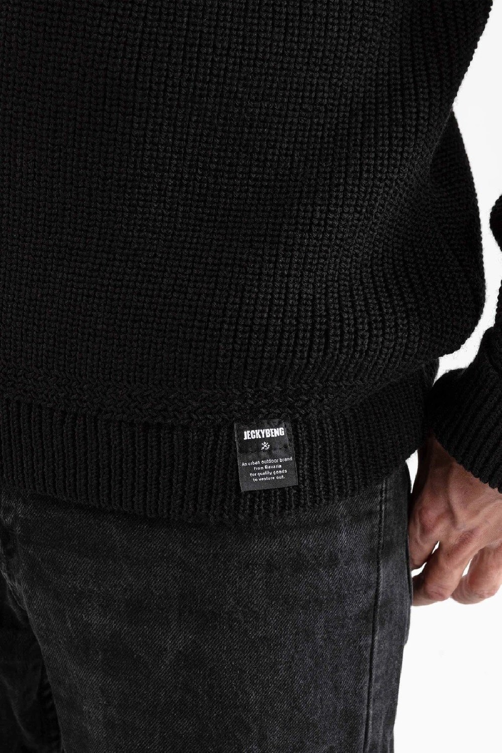 Jeckybeng Seemanns-Pullover The Seaman Sweater Unisex Black