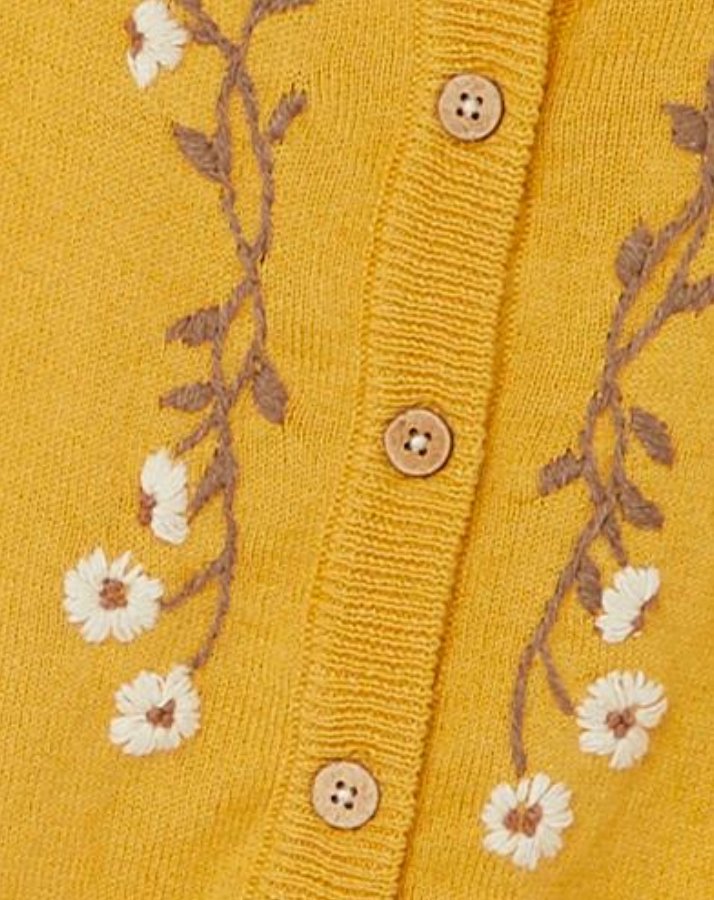 Strickjacke NMFGLIVA in amber gold