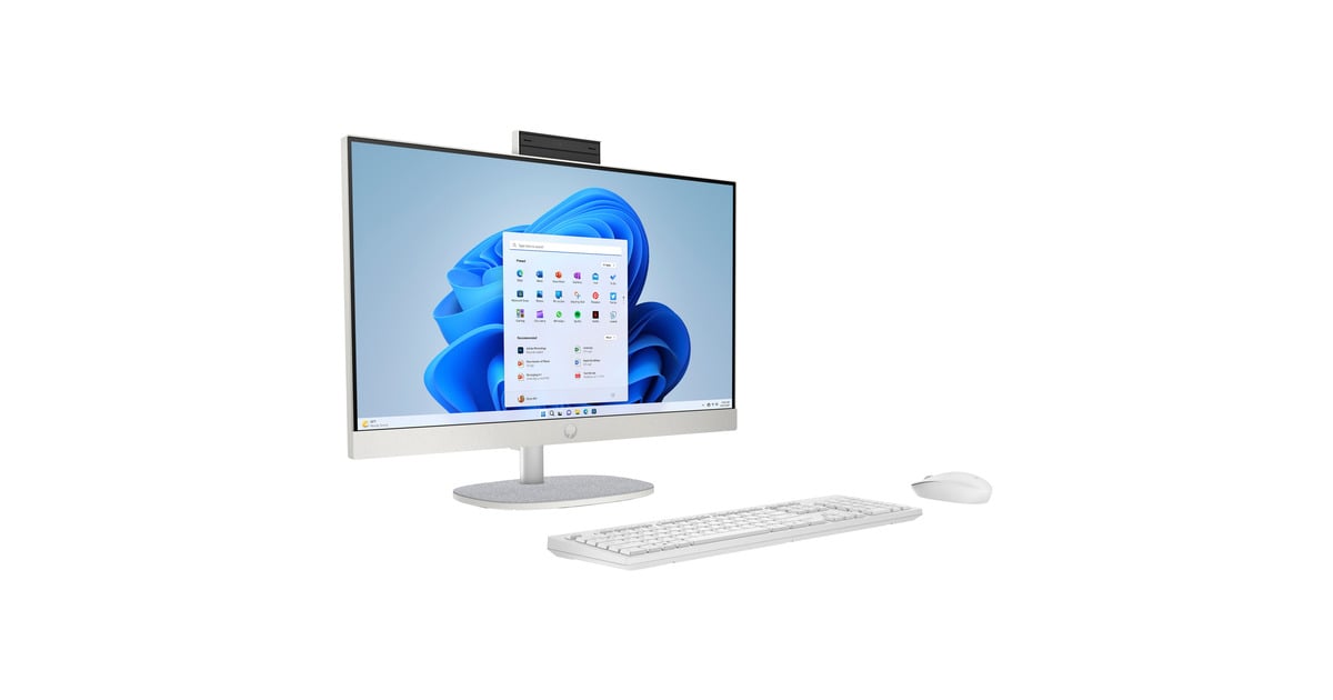 HPAll-in-One 24-cr0059nd PC all-in-one pc  (Wit | i5-1334U | Iris Xe Graphics | 16 GB | 1 TB SSD)