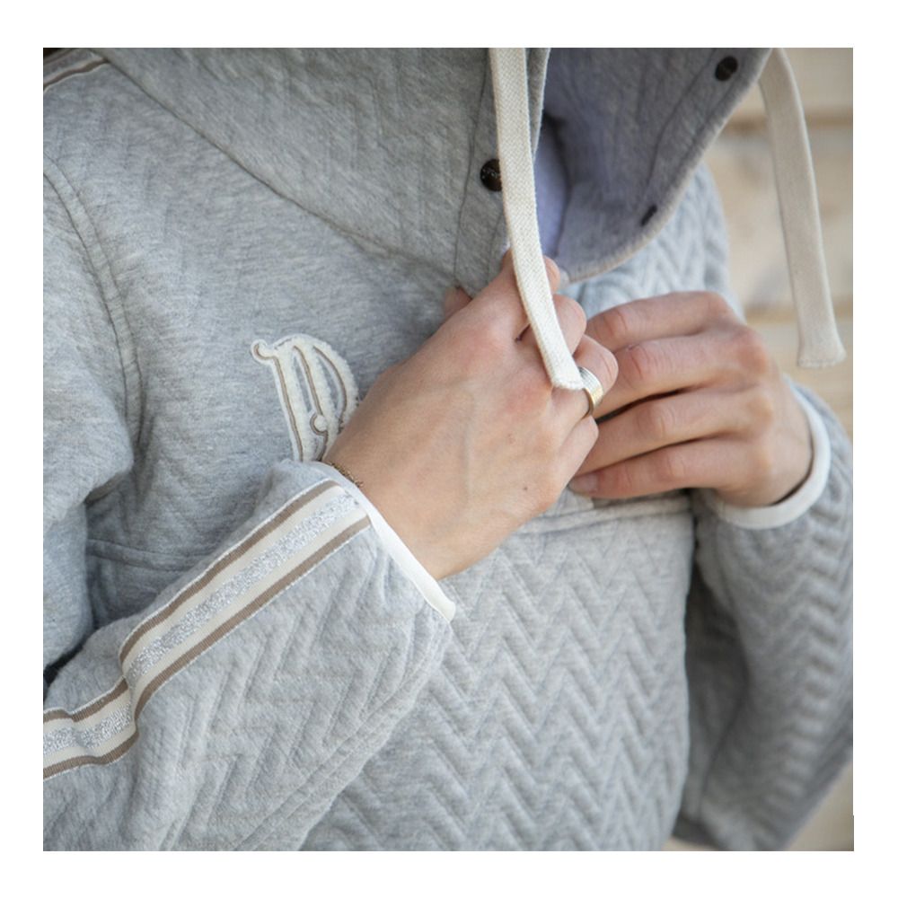 Pénélope PEPITA - Sweat Femme gris