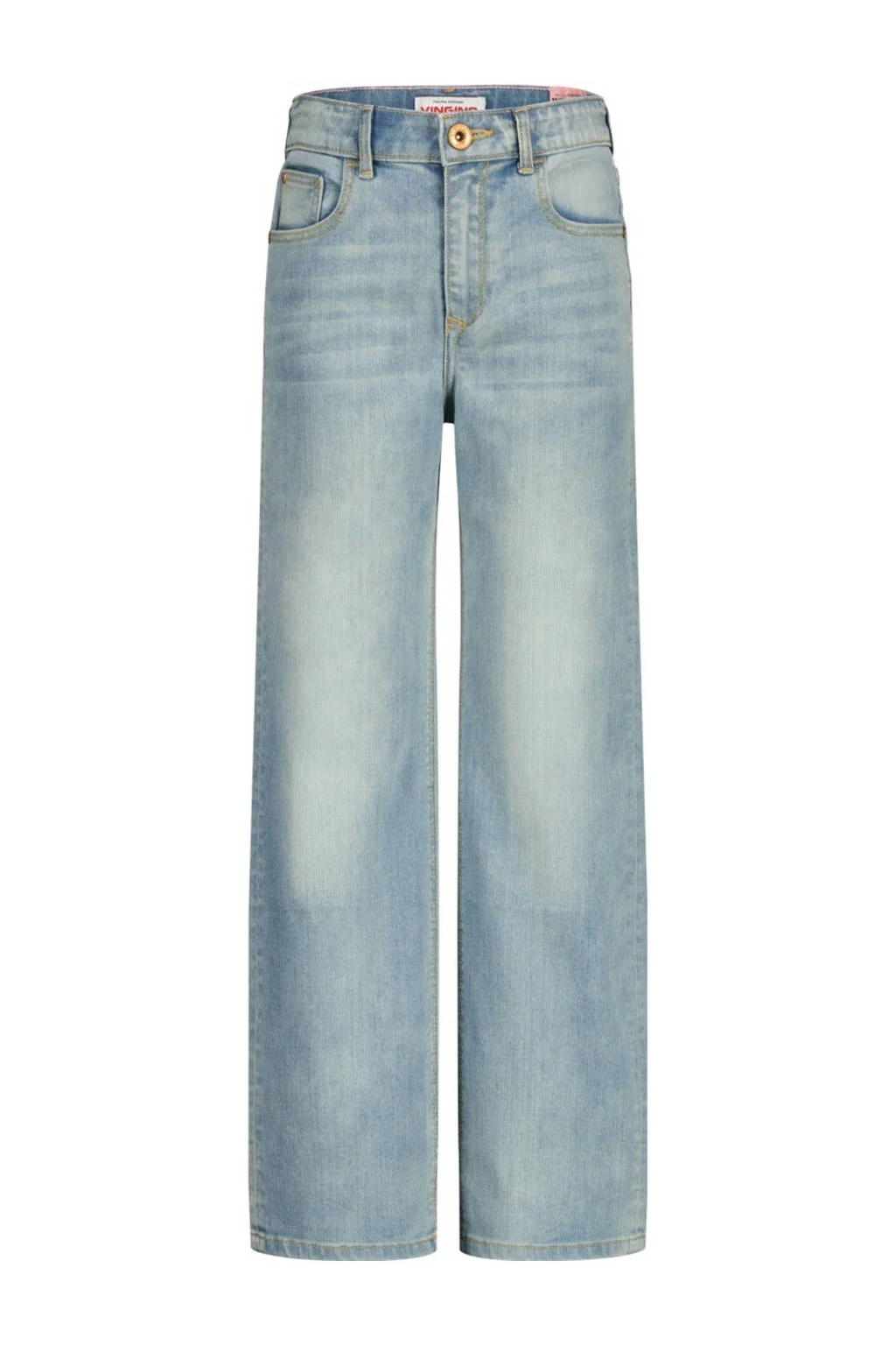 Vingino wide leg jeans light blue denim