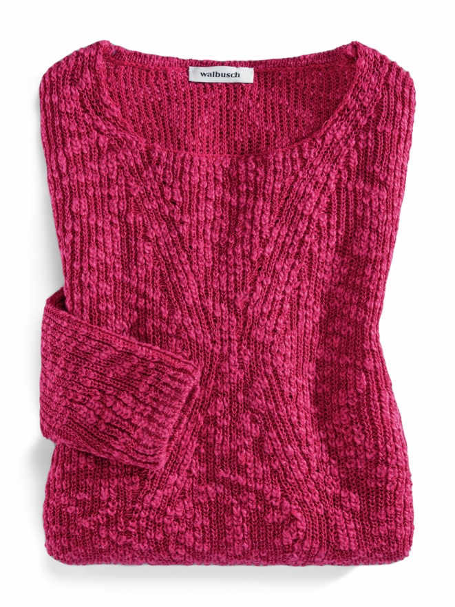Flammengarn-Pullover
