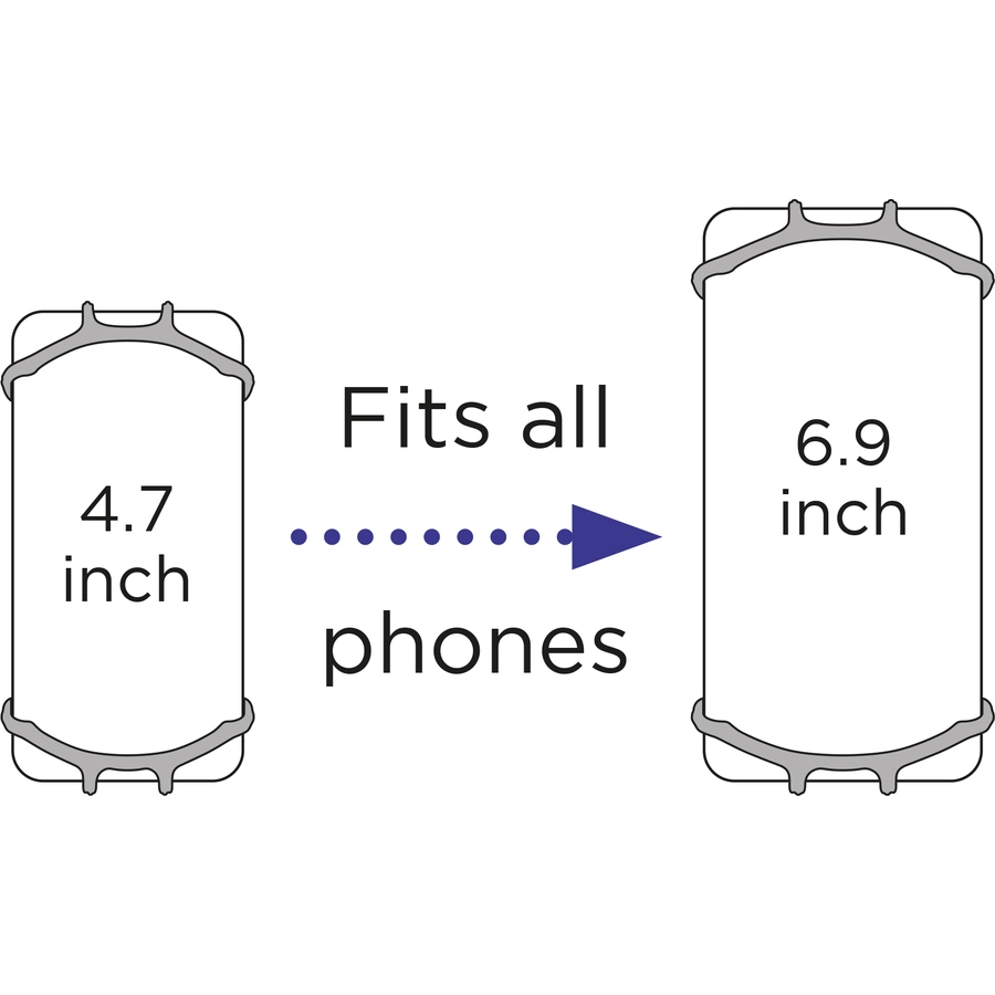 DOOKY Universal Handyhalterung Transparent