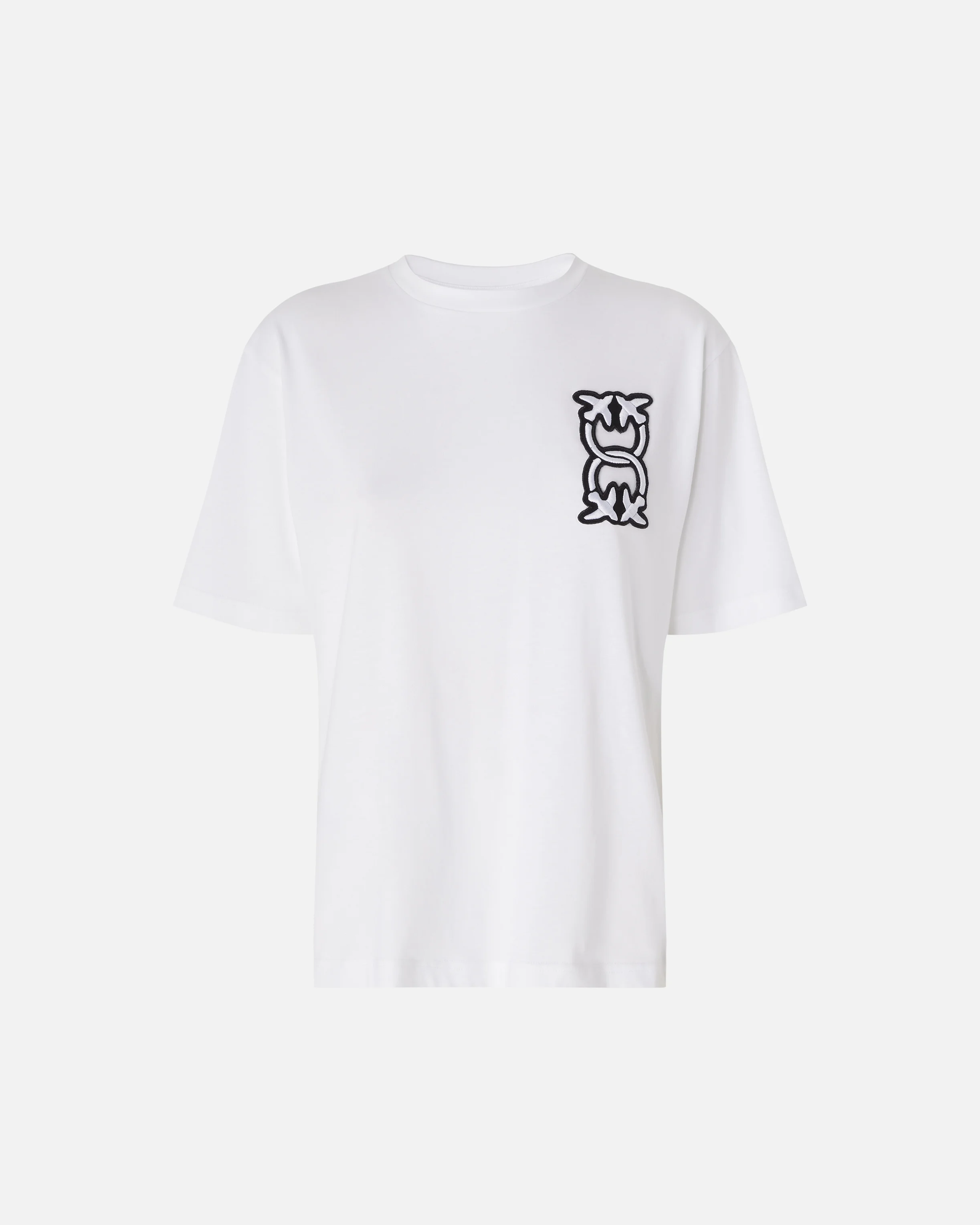 T-shirt avec écusson à logo love birds monogram | Blanc