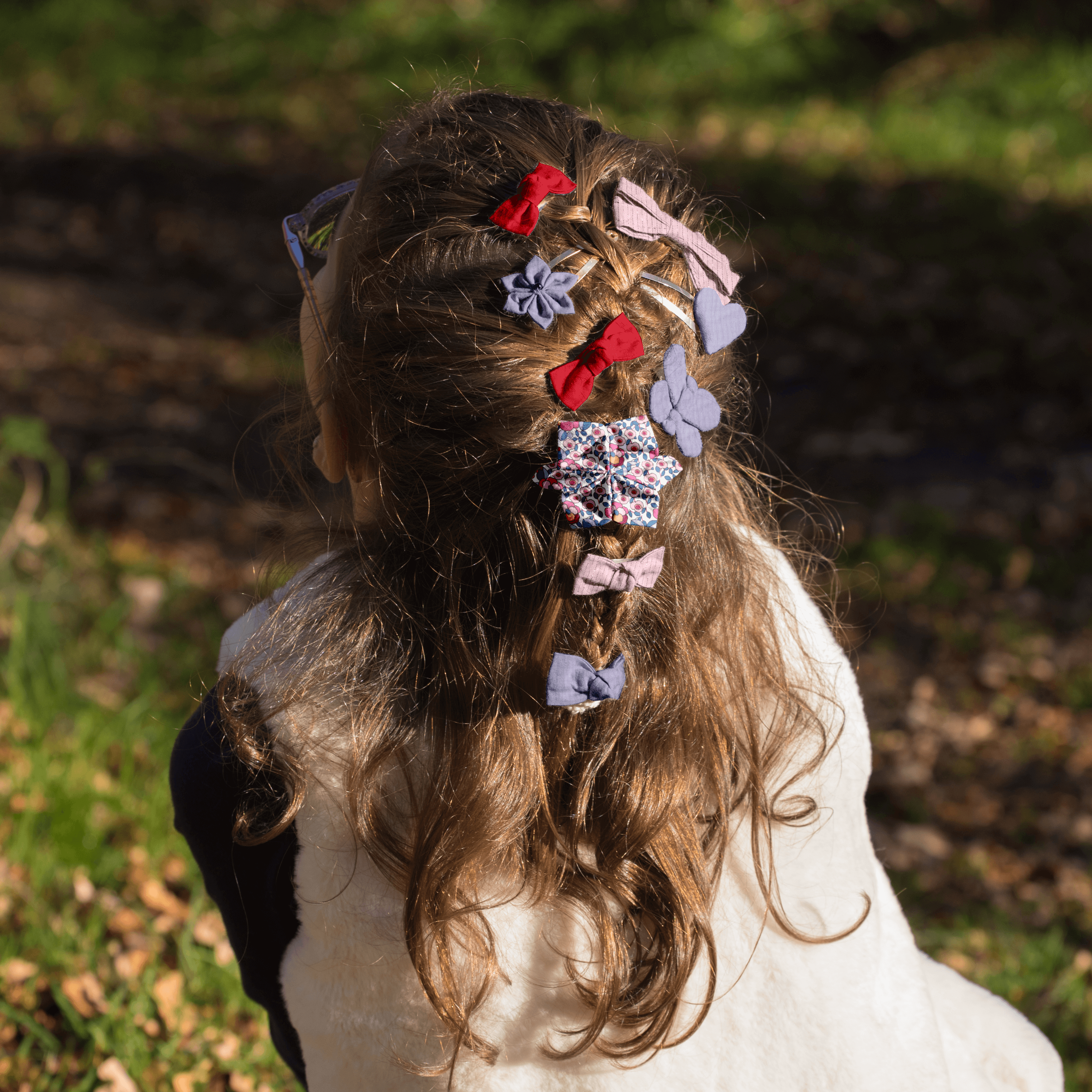 Barrette Petit Noeud Rouge
