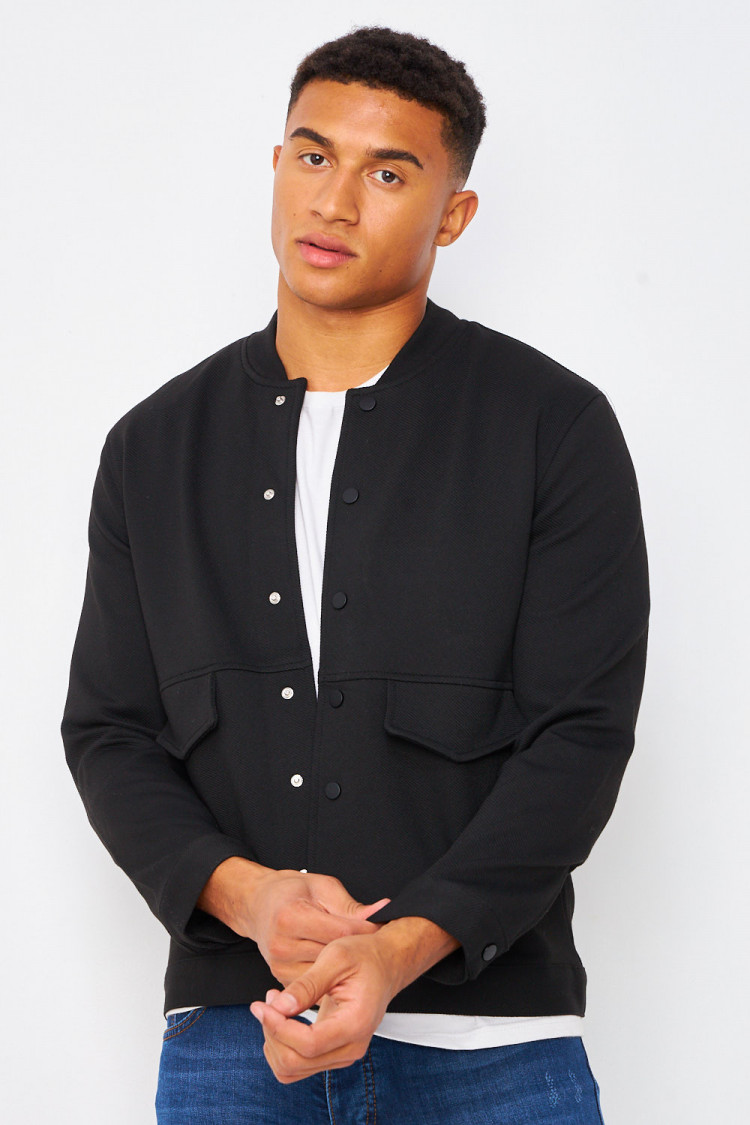 Bomber noir uni