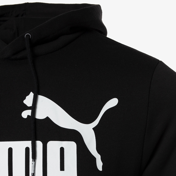 Puma Essentials Big Logo heren hoodie zwart