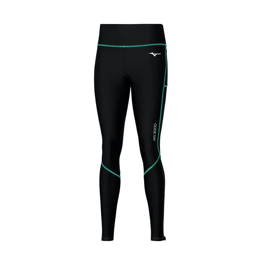 Mizuno BG3000 Hardloopbroek Lang Zwart/Blauw Dames