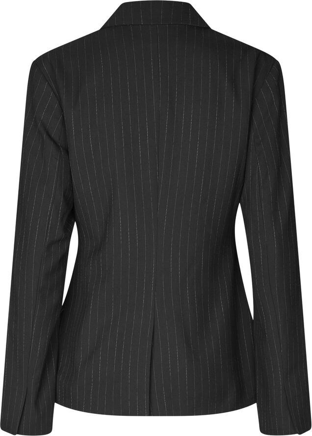 Oval Square Clyde Blazer Black pinstripe