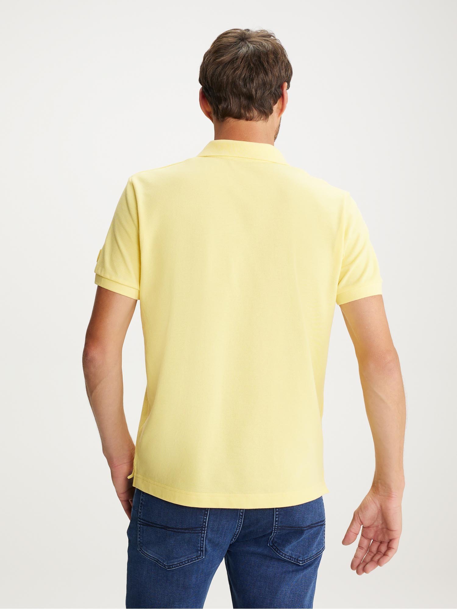 Polo Homme Fabriqué en France Coton Jaune