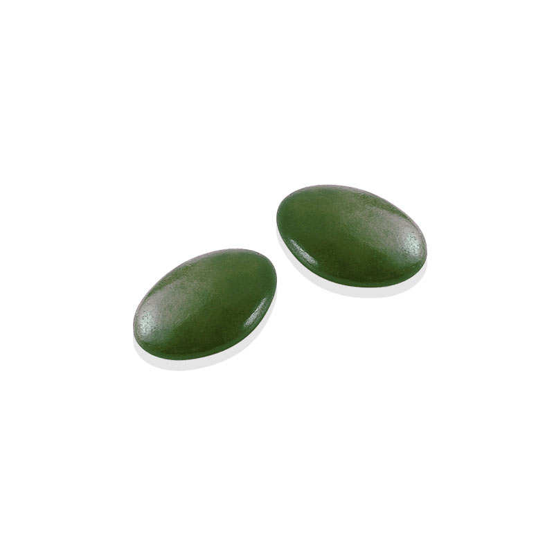 Dragées décor au chocolat noir 70% Vert Oxford