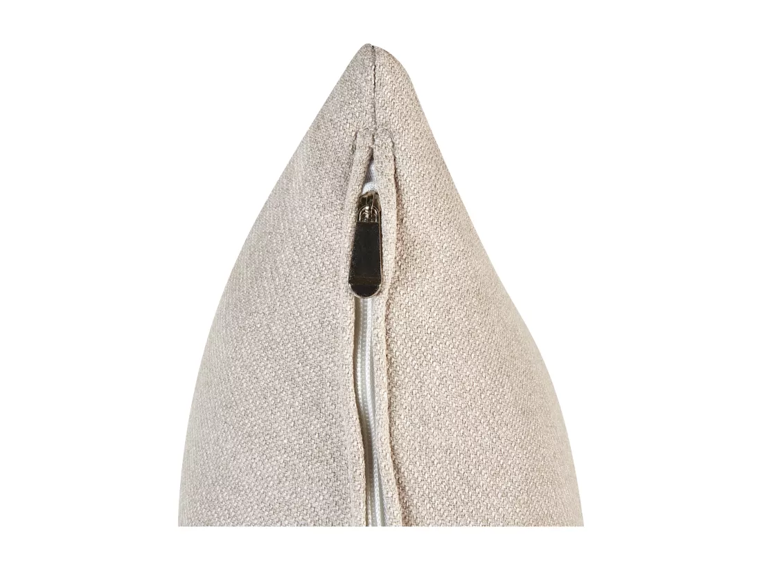 Divan côté droite en tissu beige RIOM
