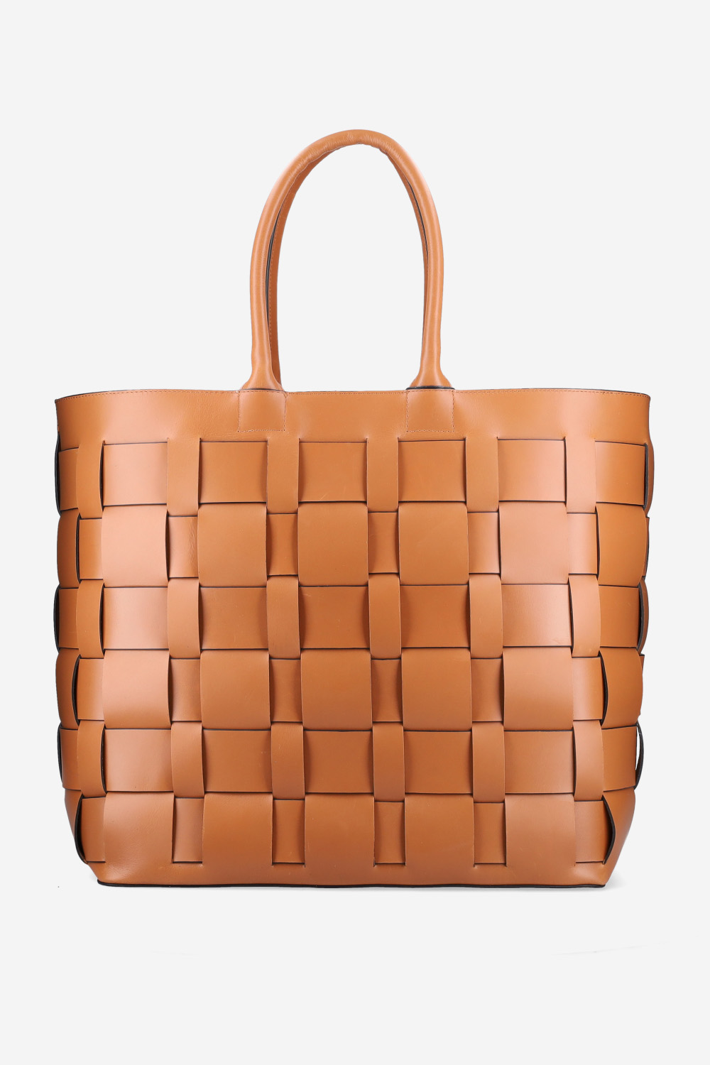 Leather L tote bag