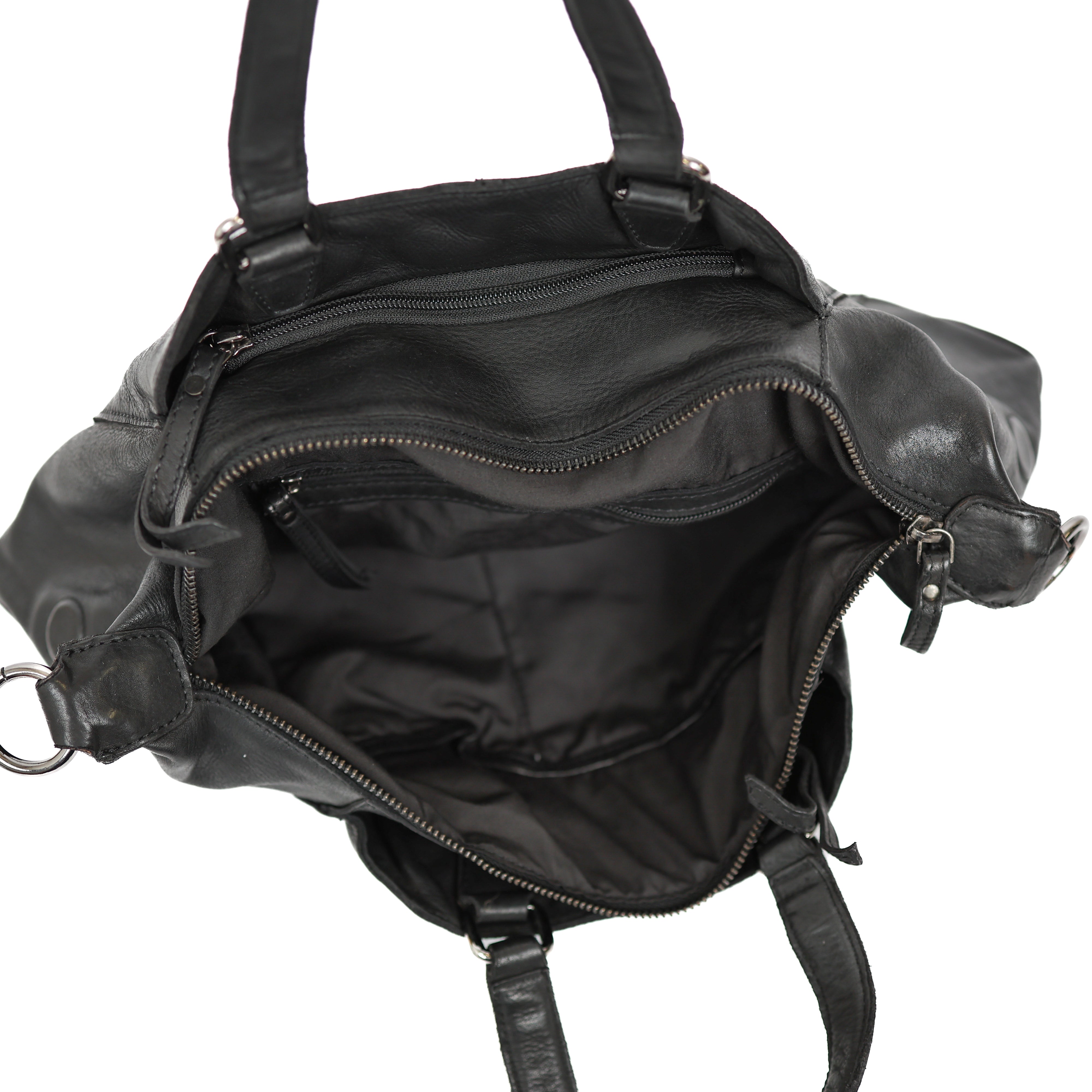 Hand-/schoudertas 'Jinte' zwart Black