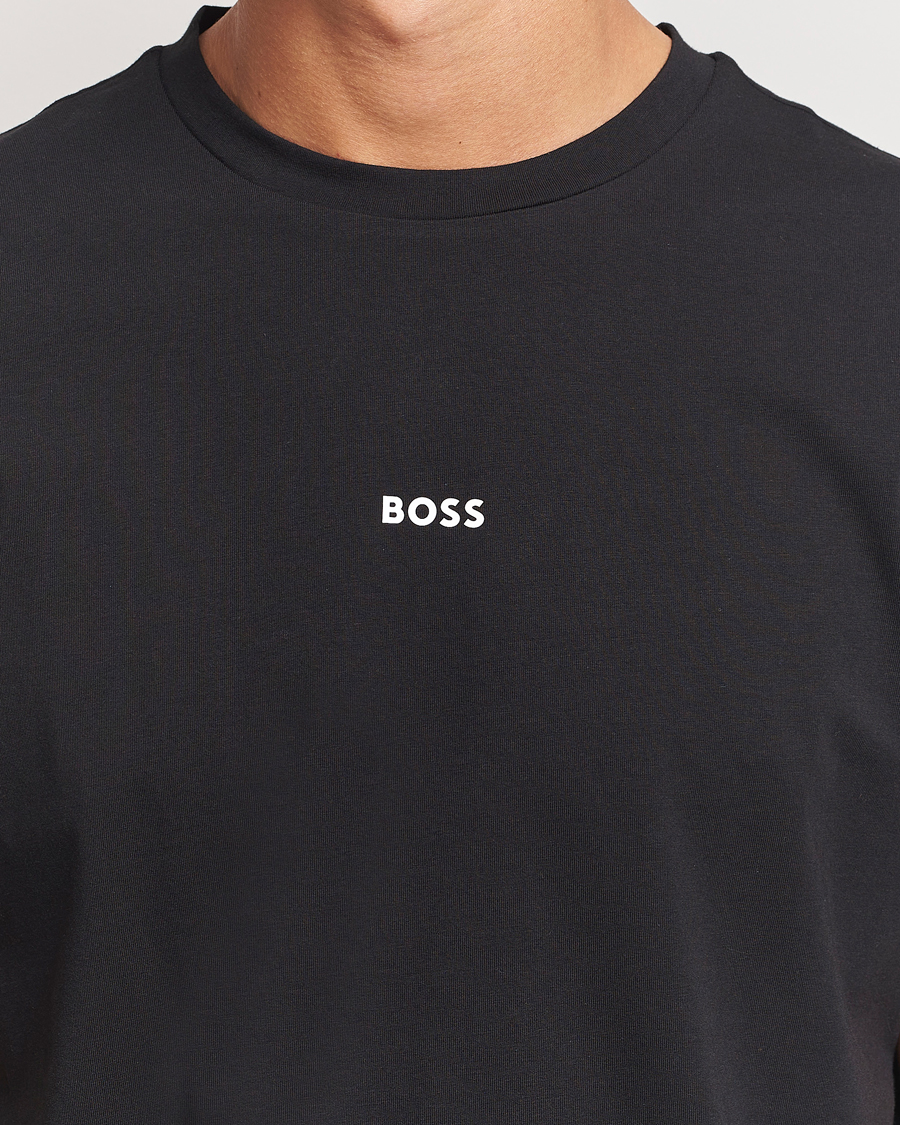 BOSS ORANGE Tchup Logo Crew Neck T-Shirt Black
