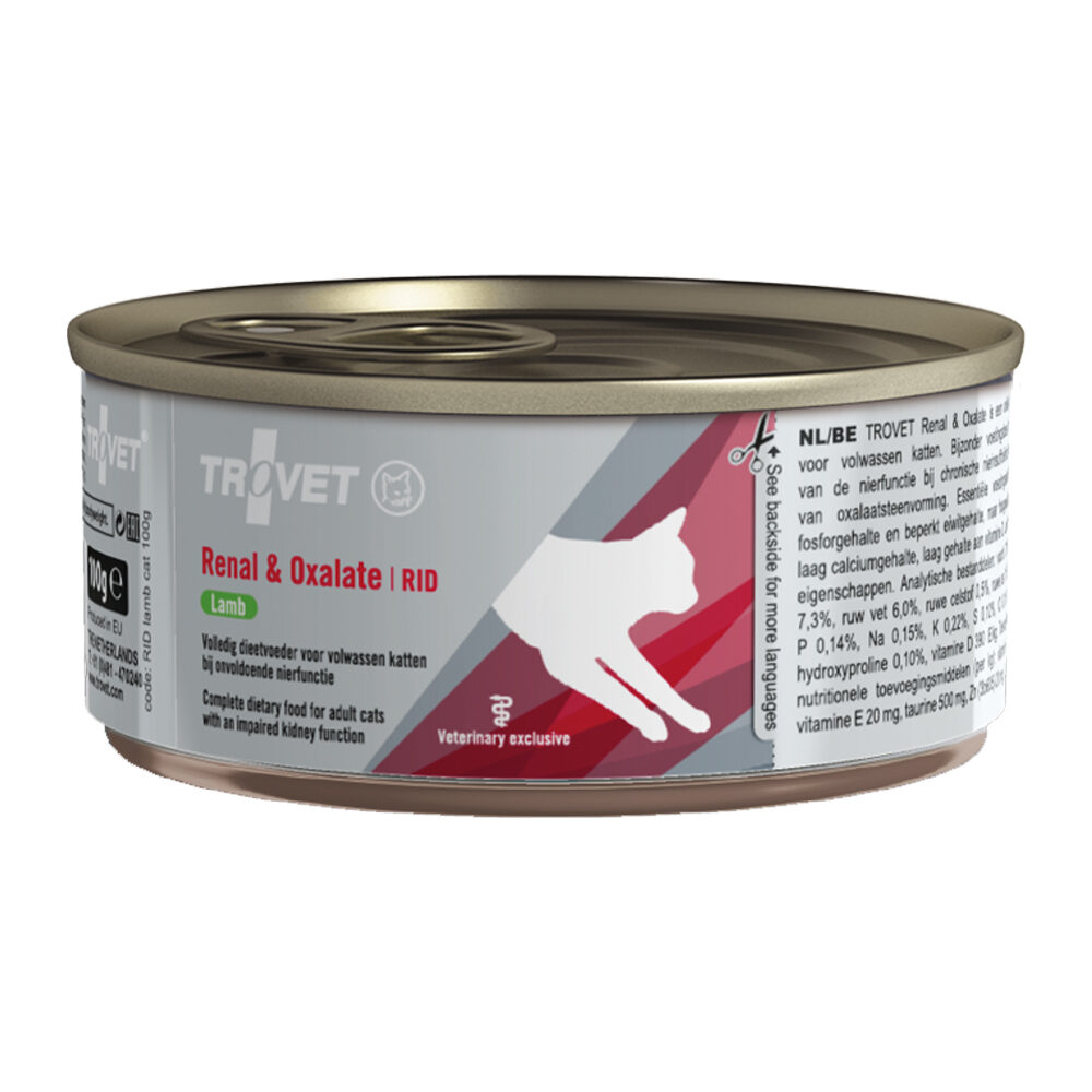 TROVET Renal & Oxalate RID Kat - Blik