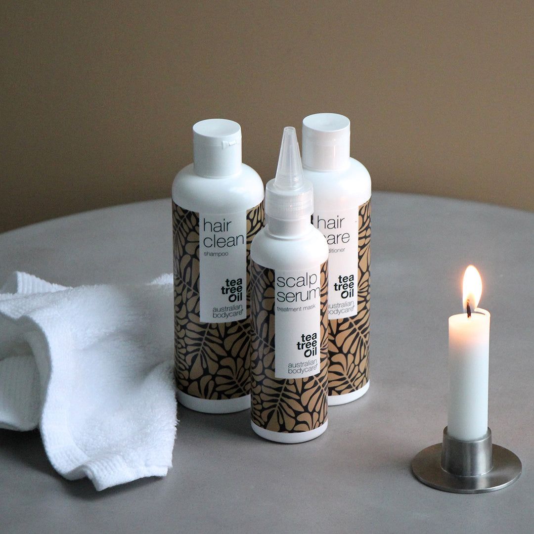 Australian Bodycare 4er-Paket bei Schuppen und trockener Kopfhaut
