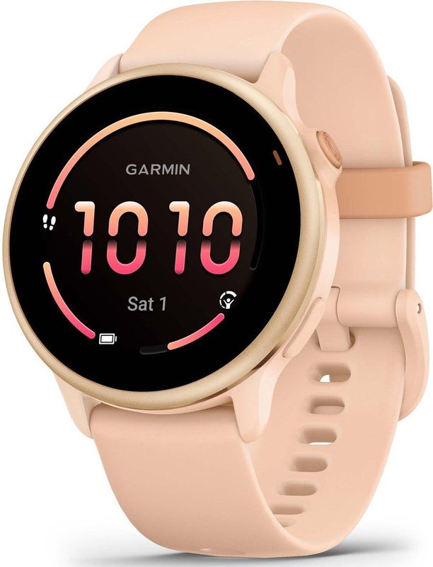 Garmin Vivoactive 6 - Smartwatch - Sporthorloge- Health - Fitness - 42 mm - Roze (Pink Dawn)