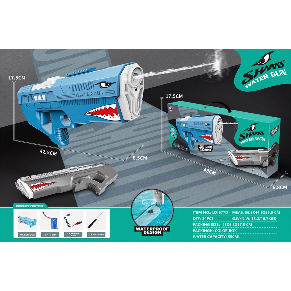 Haie Spielzeug-Wasserpistole