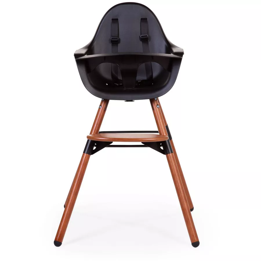 CHILDHOME Evolu 2 nussbaum  schwarz 2 in 1 + Ring