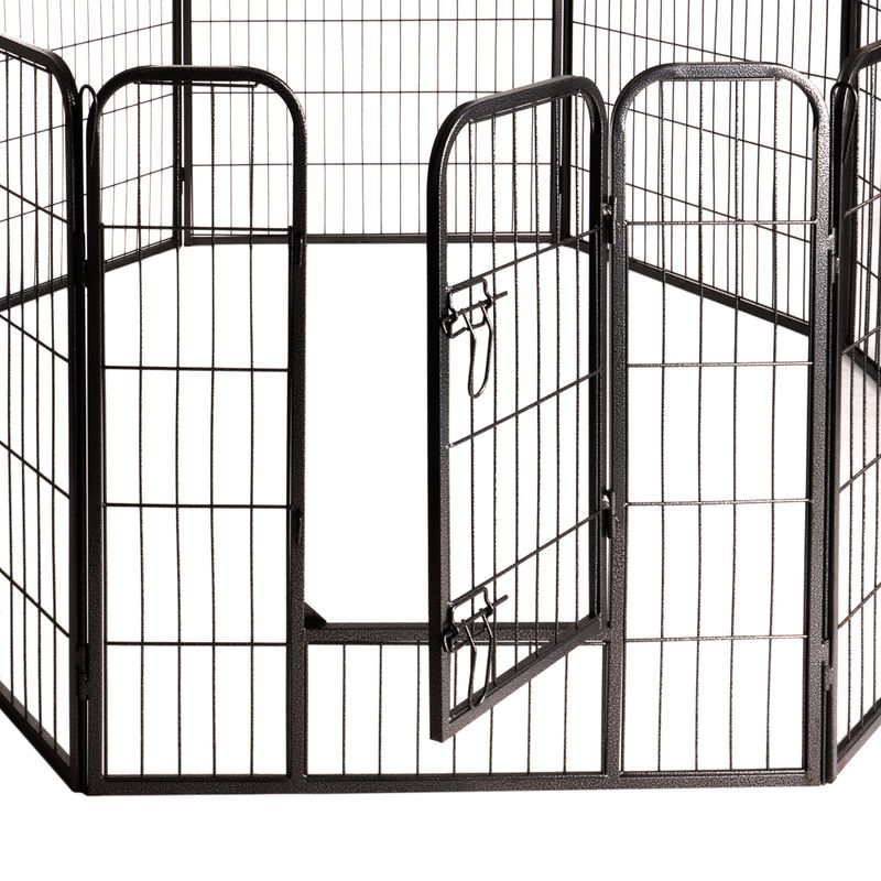Enclos en métal pour chiot