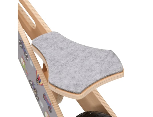 VIDAXL - Draisienne Vélo d'équilibre pour enfants imprimé gris