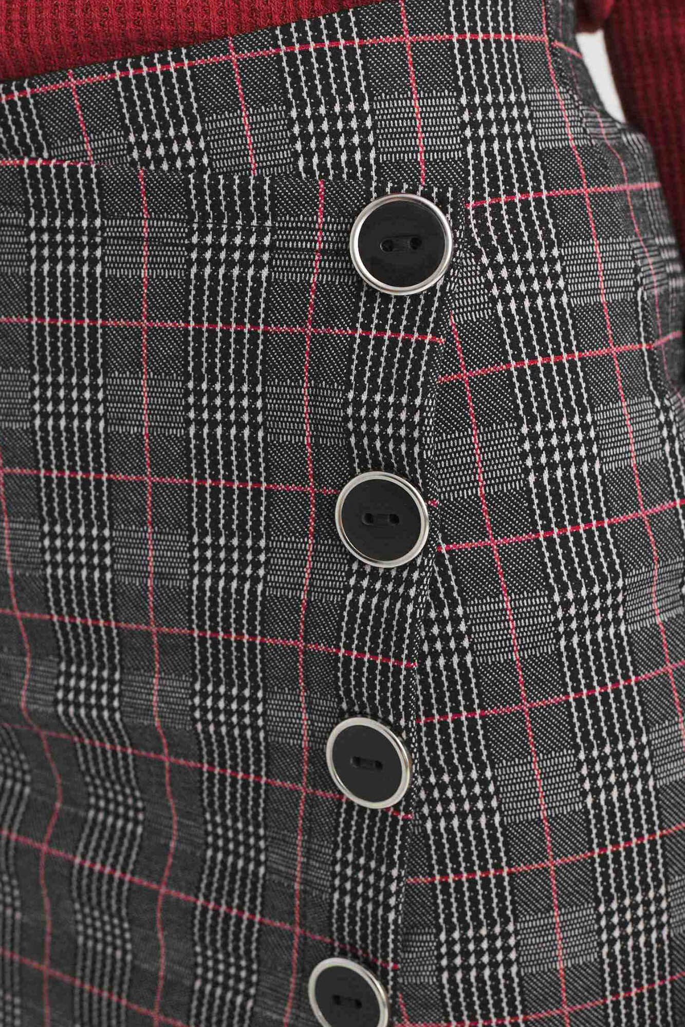 Botões Jacquard para Saia-Calça