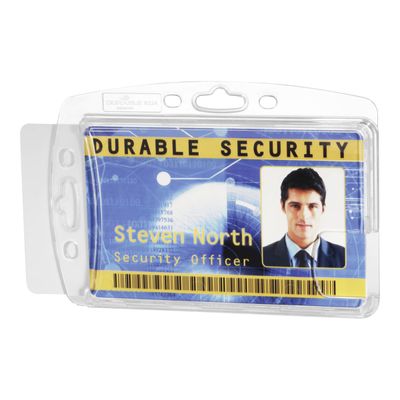 Durable - 10 Portes badge de nom - 54 x 85 mm - 2 cartes