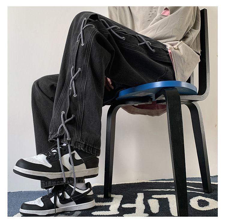 POSI - Baggy jeans met trekkoord
