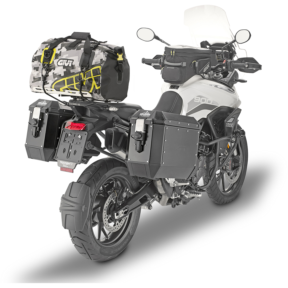 Givi - Sac rouleau étanche Easy-T EA115 Camouflage Gris / Jaune